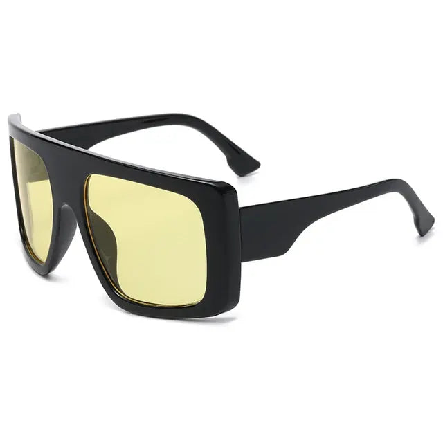 Oversized Punk Cycling Square Sunglasses Y2K Unique Men Trendy Goggle Driving Riding Sun Glasses Brand Outdoor New Eyewear UV400