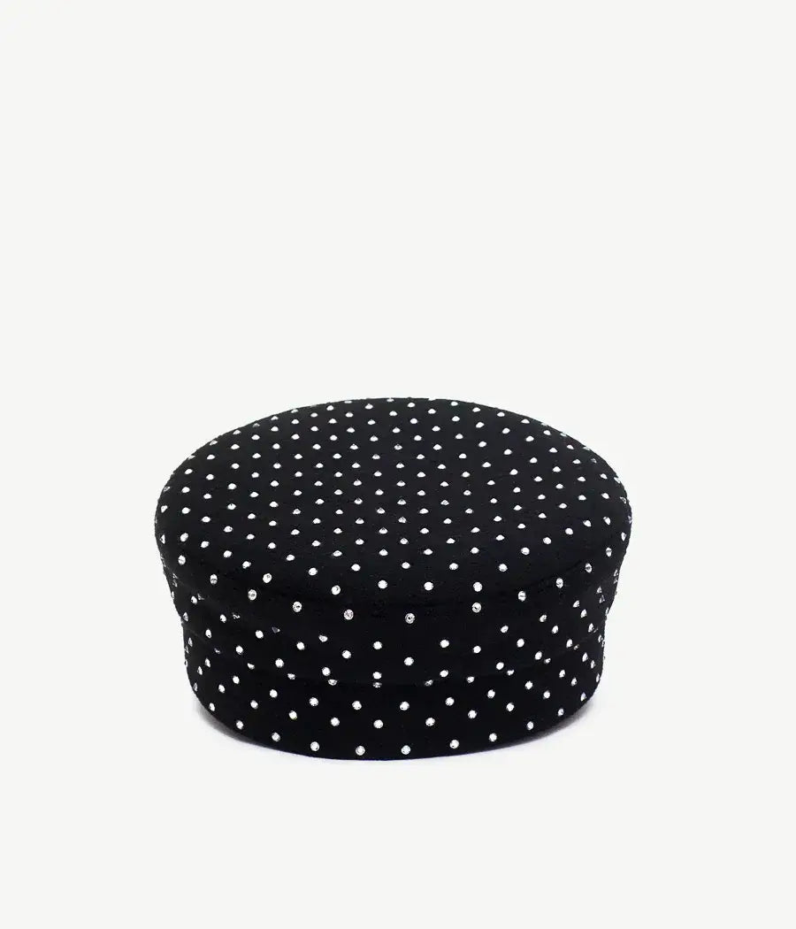 New Arrival Autumn Crystal-embellished Newsboy Caps Winter Wool Caps