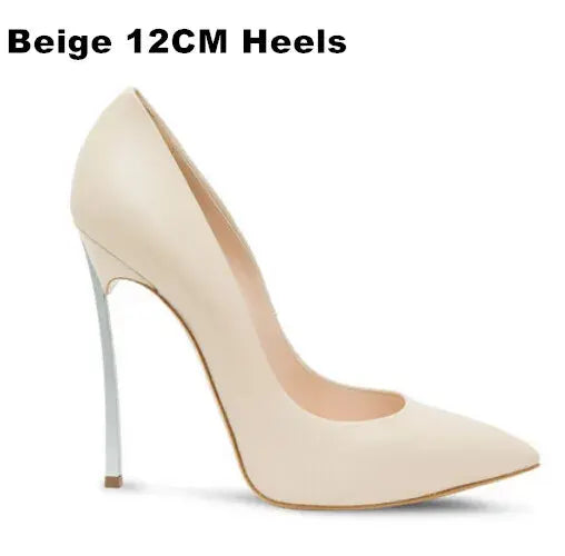 Women Shoes High Heels Women Pumps Stiletto 10CM Heels Sexy Shoes Woman High Heels Patent Leather Pointed Toe High Heels B-0029